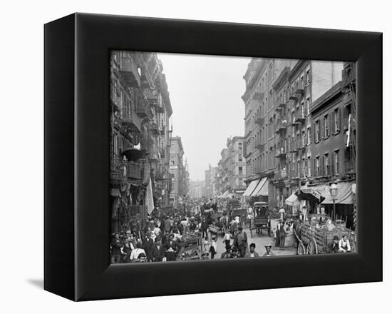 Mulberry St., New York, N.Y.-null-Framed Stretched Canvas