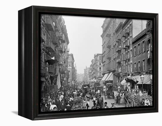 Mulberry St., New York, N.Y.-null-Framed Stretched Canvas