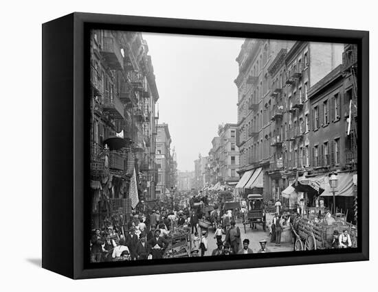 Mulberry St., New York, N.Y.-null-Framed Stretched Canvas