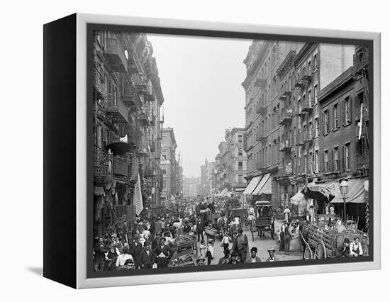 Mulberry St., New York, N.Y.-null-Framed Stretched Canvas