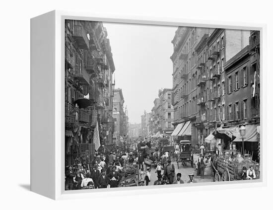 Mulberry St., New York, N.Y.-null-Framed Stretched Canvas