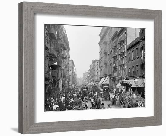 Mulberry St., New York, N.Y.-null-Framed Photo