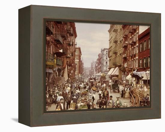 Mulberry Street, New York City-null-Framed Stretched Canvas