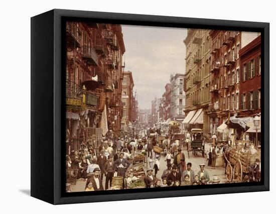 Mulberry Street, New York City-null-Framed Stretched Canvas
