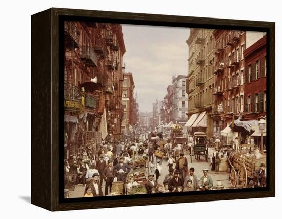 Mulberry Street, New York City-null-Framed Stretched Canvas