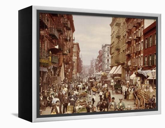 Mulberry Street, New York City-null-Framed Stretched Canvas