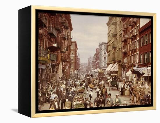 Mulberry Street, New York City-null-Framed Stretched Canvas