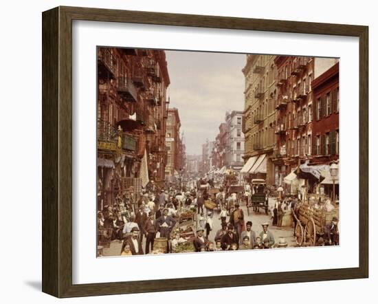 Mulberry Street, New York City-null-Framed Photo