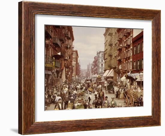 Mulberry Street, New York City-null-Framed Photo