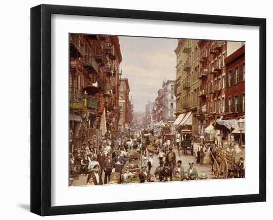 Mulberry Street, New York City-null-Framed Photo