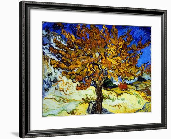 Mulberry Tree, c.1889-Vincent van Gogh-Framed Premium Giclee Print