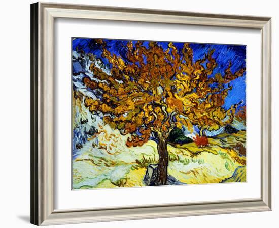 Mulberry Tree, c.1889-Vincent van Gogh-Framed Giclee Print