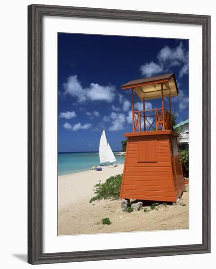 Mullins Beach, Barbados, West Indies, Caribbean, Central America-John Miller-Framed Photographic Print