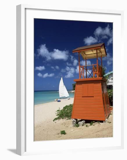 Mullins Beach, Barbados, West Indies, Caribbean, Central America-John Miller-Framed Photographic Print