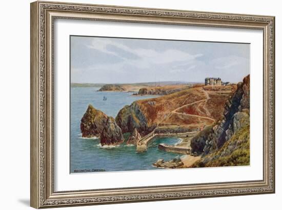 Mullion Cove, Cornwall-Alfred Robert Quinton-Framed Giclee Print