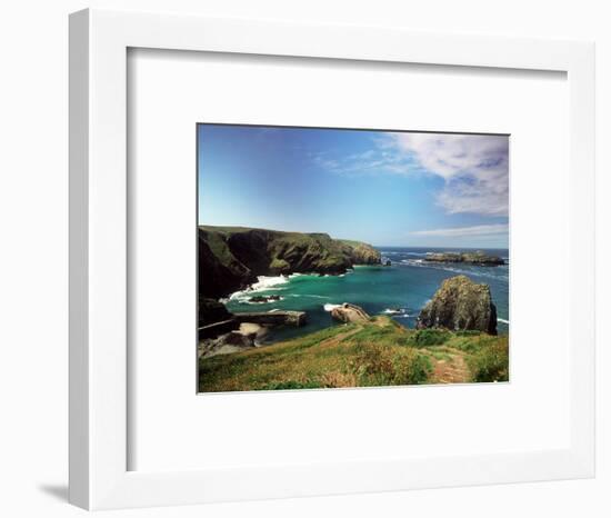 Mullion Cove in Cornwall-null-Framed Photographic Print