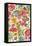 Multi Bloom Floral II-Karen Fields-Framed Stretched Canvas