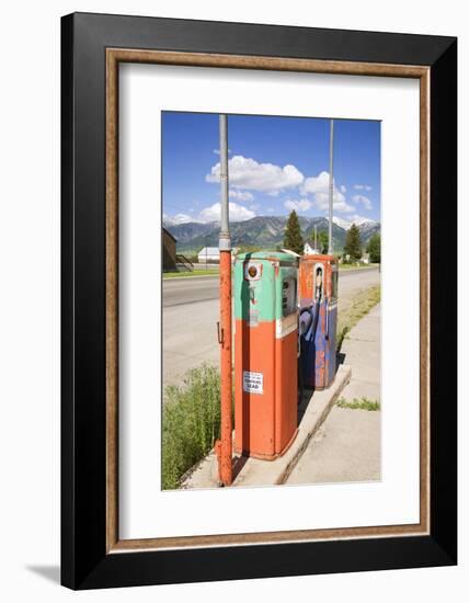 Multi-Colored Antique Gas Tanks, Idaho-Joseph Sohm-Framed Photographic Print