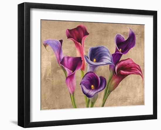 Multi-colored Callas-Jenny Thomlinson-Framed Giclee Print