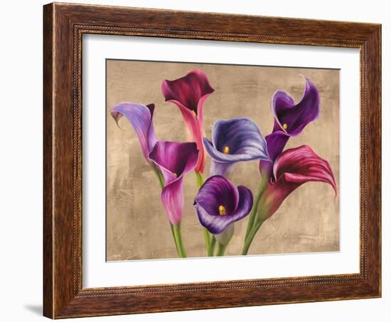 Multi-colored Callas-Jenny Thomlinson-Framed Giclee Print