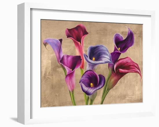 Multi-colored Callas-Jenny Thomlinson-Framed Giclee Print