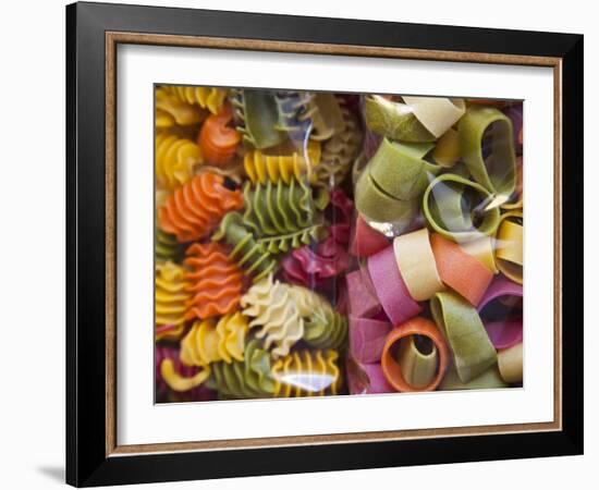 Multi Colored Pasta, Torri Del Benaco, Verona Province, Italy-Walter Bibikow-Framed Photographic Print