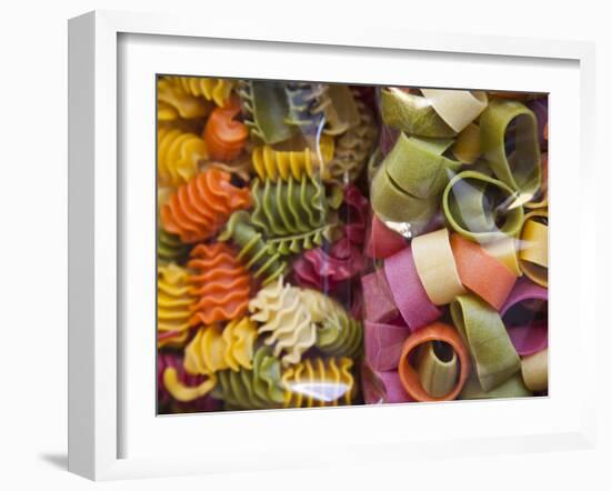 Multi Colored Pasta, Torri Del Benaco, Verona Province, Italy-Walter Bibikow-Framed Photographic Print