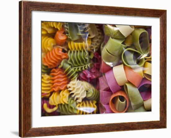 Multi Colored Pasta, Torri Del Benaco, Verona Province, Italy-Walter Bibikow-Framed Photographic Print