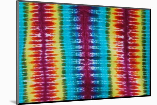 Multi Colored Tie Dye Design-dgphotography-Mounted Photographic Print