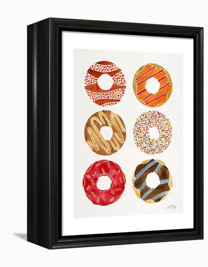 Multi Donuts-Cat Coquillette-Framed Premier Image Canvas