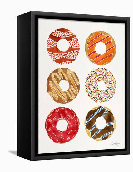 Multi Donuts-Cat Coquillette-Framed Premier Image Canvas