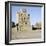 Multi-storeyed house with incised plasterwork and ornate window arches, in a village near San'a-Werner Forman-Framed Giclee Print