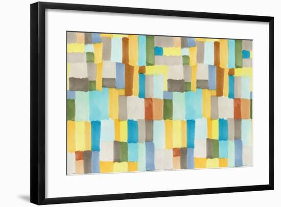 Multicolor Abstract Pattern-Marina Zakharova-Framed Art Print