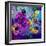 Multicolor Blossoms in Deep Blue Water-Alaya Gadeh-Framed Photographic Print