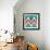 Multicolor Hand Drawn Pattern Zigzag-tukkki-Framed Art Print displayed on a wall