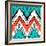 Multicolor Hand Drawn Pattern Zigzag-tukkki-Framed Art Print