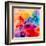 Multicolored Background Watercolor Painting-epic44-Framed Art Print