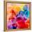 Multicolored Background Watercolor Painting-epic44-Framed Stretched Canvas