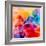 Multicolored Background Watercolor Painting-epic44-Framed Art Print