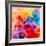 Multicolored Background Watercolor Painting-epic44-Framed Art Print