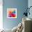 Multicolored Background Watercolor Painting-epic44-Framed Art Print displayed on a wall