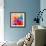 Multicolored Background Watercolor Painting-epic44-Framed Art Print displayed on a wall