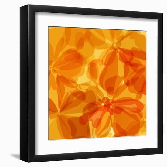 Multicolored Background Watercolor Painting-epic44-Framed Art Print