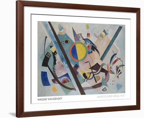 Multicolored Circle, 1921-Wassily Kandinsky-Framed Art Print