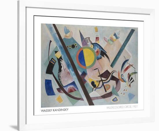 Multicolored Circle, 1921-Wassily Kandinsky-Framed Art Print