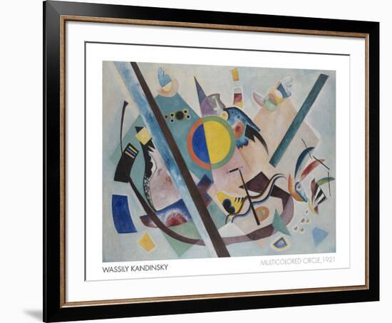 Multicolored Circle, 1921-Wassily Kandinsky-Framed Art Print