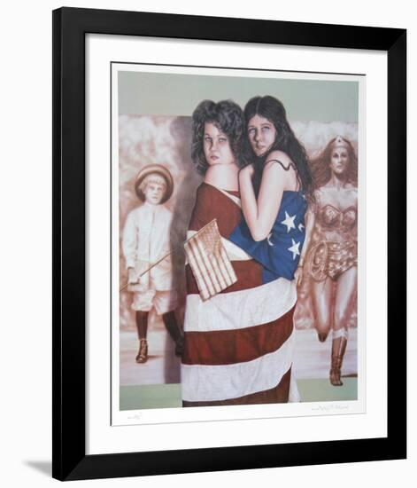Multicolored Ladies-Robert Anderson-Framed Collectable Print