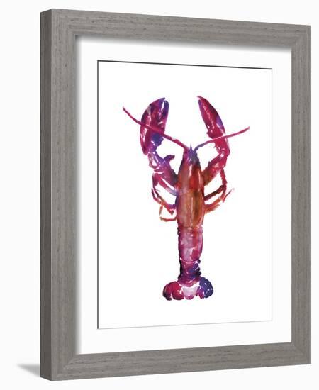 Multicolored Lobster-Edward Selkirk-Framed Art Print