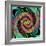 Multicolored Spiral Fractal Design Background-David Zydd-Framed Photographic Print