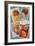 Multiple 60s Hairstyles-null-Framed Art Print